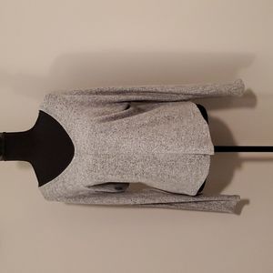 Green Envelope Long Sleeved Top, Grey